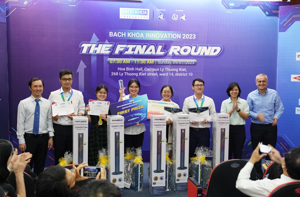 “The 6th Bach Khoa Innovation 2023 Contest” Final Round with the 1st prize awarded to the fabrication of antimicrobial edible films project